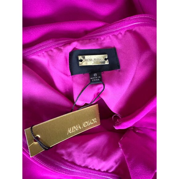 NWT Alexia Admor Pink Strapless Jumpsuit Size 8 - Picture 6 of 8